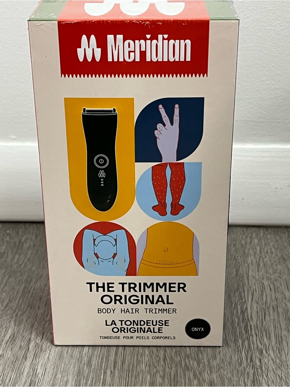 Meridian the trimmer original body hair trimmer onyx